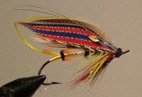 Black & Gold Salmon Fly